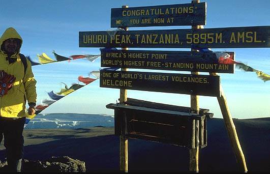 Uhuru Peak am 18.07.2000