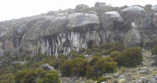 Zebra- Rocks an der Upper- Route