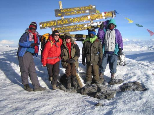 Uhuru Peak am 30.01.2007