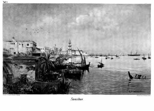 1889 - In Sansibar Start der Expedition