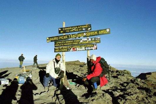 Uhuru Peak am 17.10.2005