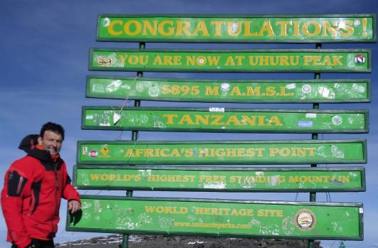 Uhuru Peak am 07.11.2012