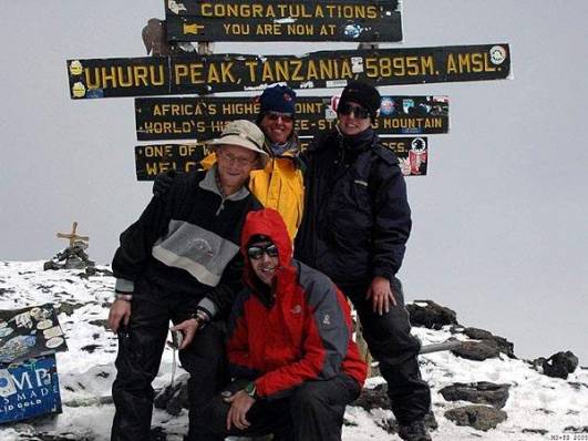 Uhuru Peak am 20.10.2005