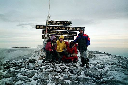 Uhuru Peak am 17.01.2002