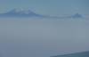 Erster Blick auf Kilimanjaro im Anflug