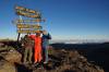 Uhuru Peak mit Franz & Guide Julius