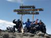 Uhuru Peak mit Guides Mike und Gerald