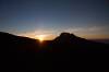 Sonnenaufgang hinter dem Mawenzi