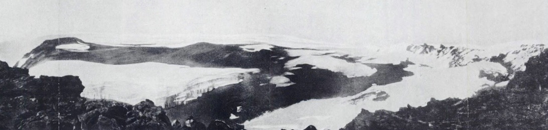 1929 - Die Kibo-Kaldera mit Furtwängler Gletscher.
