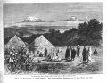 1888 Der Kilimandscharo von der Dschaggalandschaft Marangu aus Südosten gesehen.jpg