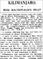 1927 10 22 The Sydney Morning Herald Kilimanjaro Miss Macdonald xxl 001.jpg