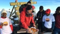 2016 05 11 highest altitude pizza delivery on kilimanjaro.jpg