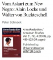 2006 Vom Askari zum New Negro Alain Locke Walter von Ruckteschell.jpg