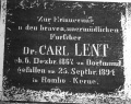 1894 Gedenktafel Dr Carl Lent Station Mamba.jpg