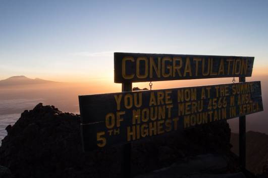 Mt.Meru - Am Gipfel