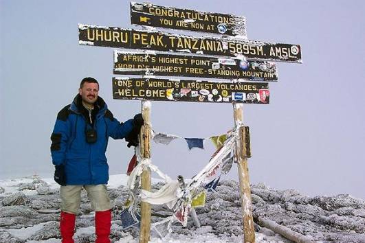 Uhuru Peak am 14.12.2004