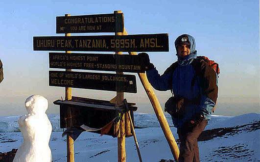 Uhuru Peak am 14.02.2001