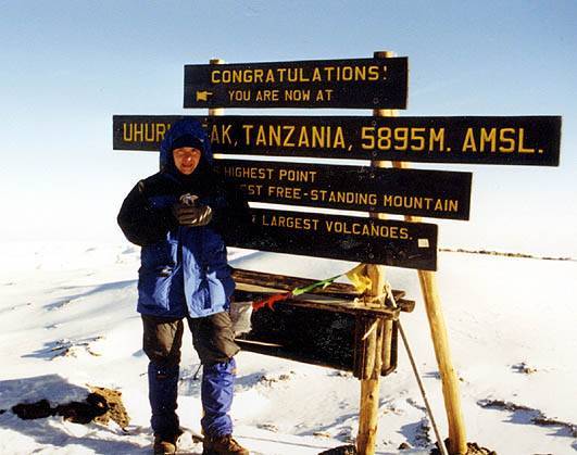 Uhuru Peak am 31.01.2001