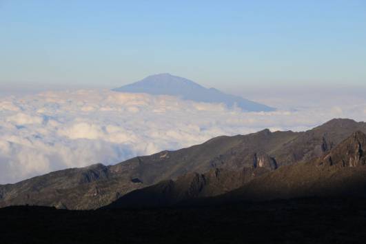 Mt Meru am Morgen