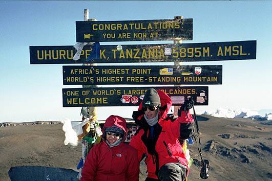Uhuru Peak 28.01.2003