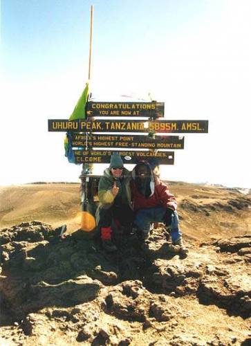 Uhuru Peak am 25.07.2002