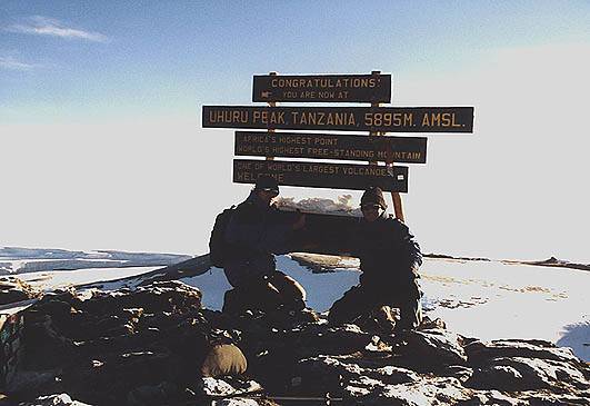 Uhuru Peak am 09.06.2001