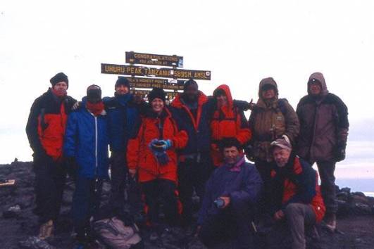 Uhuru Peak am 30.01.2004