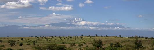 Kilimanjaro am Tag meiner Ankunft