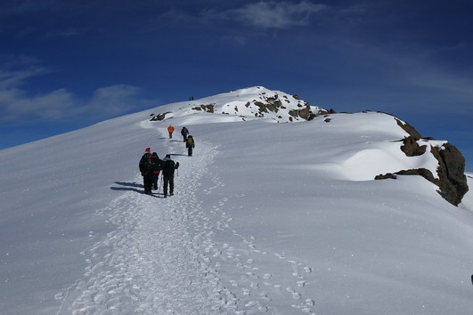 Finaler Aufstieg zum Uhuru Peak