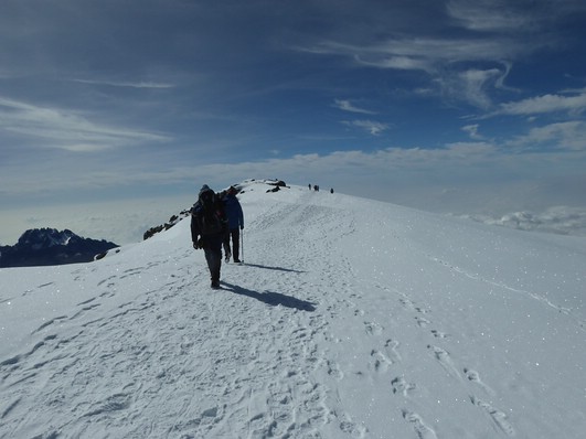 Die letzten H&ouml;henmeter zum Gipfel
