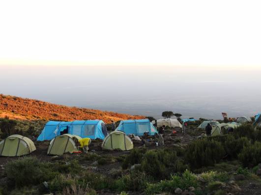 Kikelewa Camp am Morgen