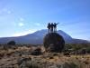 <small><b>Bilder von der Lemosho Route aus dem Kilimanjaro-Gipfelbuch-Eintrag-Nr.: 344</b><br>Eintrag-Titel : Wenn große Träume wahr werden - Kili 2014 von Claudia S. vom 2014-08-13 12:35:25<br><b>Bild-Beschreibung : Spaß am Felsen</b></small>