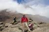 <small><b>Bilder von der Lemosho Route aus dem Kilimanjaro-Gipfelbuch-Eintrag-Nr.: 348</b><br>Eintrag-Titel : Zum 50. einen Traum verwirklicht von Bernd Lauterbach vom 2014-10-15 12:51:06<br><b>Bild-Beschreibung : Auf dem Lava Tower</b></small>