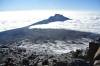 <small><b>Bilder von der Marangu Route aus dem Kilimanjaro-Gipfelbuch-Eintrag-Nr.: 346</b><br>Eintrag-Titel : Kili Tour September 2014 von Manfred Hägele vom 2014-09-13 18:20:17<br><b>Bild-Beschreibung : Mawenzi - Blick auf die Kibo Hütte</b></small>