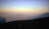 <small><b>Bilder von der Marangu Route aus dem Kilimanjaro-Gipfelbuch-Eintrag-Nr.: 231</b><br>Eintrag-Titel : Uhuru Peak bei Sonnenaufgang von Axel Günther vom 2012-03-01 01:49:19<br><b>Bild-Beschreibung : Mt Meru, Kili Schattenkegel</b></small>