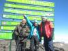<small><b>Bilder von der Marangu Route aus dem Kilimanjaro-Gipfelbuch-Eintrag-Nr.: 244</b><br>Eintrag-Titel : Kibo-Besteigung mit Geschwistern von U. Gierlinger vom 2012-10-08 11:01:44<br><b>Bild-Beschreibung : Uhuru Peak am 28.09.2012
</b></small>