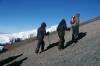 <small><b>Bilder von der Machame Route aus dem Kilimanjaro-Gipfelbuch-Eintrag-Nr.: 345</b><br>Eintrag-Titel : Geschafft! von Thomas Franke vom 2014-09-11 21:05:44<br><b>Bild-Beschreibung : Schwere Schritte</b></small>