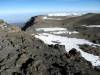 <small><b>Bilder von der Machame Route aus dem Kilimanjaro-Gipfelbuch-Eintrag-Nr.: 235</b><br>Eintrag-Titel : Mt. Meru und Kibo im Januar 2012 von Sven Neukamm vom 2012-05-03 20:52:56<br><b>Bild-Beschreibung : Furtwängler Gletscher</b></small>