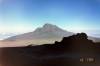 <small><b>Bilder von der Marangu Route aus dem Kilimanjaro-Gipfelbuch-Eintrag-Nr.: 1</b><br>Eintrag-Titel : Gipfelsieg im afrikanischen Winter 1997 von Detlev Kostka vom 2000-02-24 18:00:00<br><b>Bild-Beschreibung : 4.Tag: Mawenzi von der Kibo Hütte</b></small>