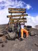 <small><b>Bilder von der Marangu Route aus dem Kilimanjaro-Gipfelbuch-Eintrag-Nr.: 390</b><br>Eintrag-Titel : Jux in top of Africa von Jux vom 2017-10-13 21:26:06<br><b>Bild-Beschreibung : Uhuru Peak am 31.08.2017</b></small>