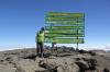 <small><b>Bilder von der Machame Route aus dem Kilimanjaro-Gipfelbuch-Eintrag-Nr.: 299</b><br>Eintrag-Titel : Kibo 2013 von Bianca vom 2013-09-12 19:05:11<br><b>Bild-Beschreibung : Uhuru Peak am 05.08.2013</b></small>