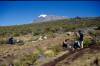 <small><b>Bilder von der Marangu Route aus dem Kilimanjaro-Gipfelbuch-Eintrag-Nr.: 215</b><br>Eintrag-Titel : Erste Kibo-Besteigung im Febr. 1997 von Karl Pfeifer vom 2011-07-17 17:03:20<br><b>Bild-Beschreibung : Auf dem Rückweg vor Mandara</b></small>