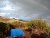 <small><b>Bilder von der Machame Route aus dem Kilimanjaro-Gipfelbuch-Eintrag-Nr.: 89</b><br>Eintrag-Titel : to the roof of africa von Thomas Hucke vom 2004-09-14 07:28:00<br><b>Bild-Beschreibung : Rgenbogen im Machame Camp</b></small>