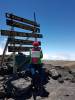 <small><b>Bilder von der Lemosho Route aus dem Kilimanjaro-Gipfelbuch-Eintrag-Nr.: 401</b><br>Eintrag-Titel : Mt Meru & Kilimanjaro mit Krater von Dominika Nocznicka-Kesten vom 2019-09-23 09:15:22<br><b>Bild-Beschreibung : Gipfel Mt. Kilimanjaro</b></small>