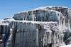 <small><b>Bilder von der Lemosho Route aus dem Kilimanjaro-Gipfelbuch-Eintrag-Nr.: 318</b><br>Eintrag-Titel : Lemosho Route mit Crater Camp von Rüdiger Achtenberg vom 2013-11-20 12:41:37<br><b>Bild-Beschreibung : Rebmann-Gletscher</b></small>