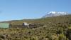 <small><b>Bilder von der Marangu Route aus dem Kilimanjaro-Gipfelbuch-Eintrag-Nr.: 295</b><br>Eintrag-Titel : Kilimanjaro Trekking 2013 von Uwe Werner vom 2013-08-11 16:45:05<br><b>Bild-Beschreibung : Horombo Hut gegen Kilimanjaro</b></small>