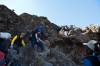 <small><b>Bilder von der Lemosho Route aus dem Kilimanjaro-Gipfelbuch-Eintrag-Nr.: 318</b><br>Eintrag-Titel : Lemosho Route mit Crater Camp von Rüdiger Achtenberg vom 2013-11-20 12:41:37<br><b>Bild-Beschreibung : Aufstieg in der Breakfast Wall</b></small>