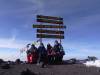 <small><b>Bilder von der Machame Route aus dem Kilimanjaro-Gipfelbuch-Eintrag-Nr.: 359</b><br>Eintrag-Titel : Der zweite und nun erfolgreiche Versuch! von Kerstin & Jens Teichmann vom 2015-03-14 12:05:19<br><b>Bild-Beschreibung : Gruppenbild am Uhuhu Peak</b></small>