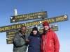 <small><b>Bilder von der Machame Route aus dem Kilimanjaro-Gipfelbuch-Eintrag-Nr.: 155</b><br>Eintrag-Titel : Anstrengender als erwartet von S.Jirousek - K.Gudorf vom 2006-03-11 12:43:00<br><b>Bild-Beschreibung : Uhuru Peak am 04.02.2006</b></small>