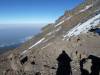 <small><b>Bilder von der Machame Route aus dem Kilimanjaro-Gipfelbuch-Eintrag-Nr.: 258</b><br>Eintrag-Titel : Tagesaufstieg Machame Sept. 2012 von Peter Richter vom 2013-01-01 18:12:14<br><b>Bild-Beschreibung : Krateraufstieg am Tag</b></small>